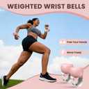 HTQ Adjustable Dumbbells, Pink Weights for Women at Home, Pink Set name: 【Essential】Set Weight 6LB