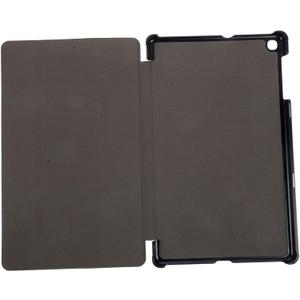 Mipcase Trifold Leather Cover for Tablet Pc Stylish Pu Leather Microfiber Interior Vertical Viewing Stand Full Access to Features Black