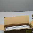 Dog Door for Sliding Glass Door, Adjustable Height 75 4/5" to 80 3/10" Sliding Door Pet Door Insert, Suitable for Dogs Up to 75 lbs, Large, White