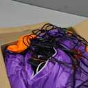 ZPISF 6 FT Halloween Inflatables Outdoor Decorations, Trunk or Treat Car Decorations, Blow Ups Haunted Castle with Built-in LEDs for Halloween Decor