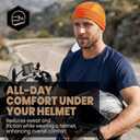 YANIKY Skull Caps for Men, Breathable Mesh Helmet Liner Sport Cooling Skull Caps for Women Sweat Cap Lightweight Cycling Cap