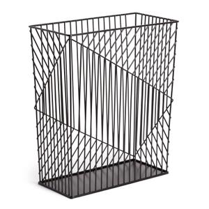 U Brands Vena Trash Can - Black