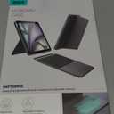 ESR for iPad Air 11" (M3/M2) & 10.9" (5th/4th Gen) Case with Keyboard, Magnetic Detachable Keyboard, Portrait/Landscape Modes, Large Click-Anywhere Trackpad, Backlit Keys, Shift Series, Dark Gray