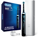 OralB Genius X Limited Rechargeable Electric Toothbrush with 1 Replacement Brush Head, Travel Case, Midnight Black