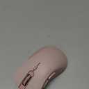 RAPIQUE Bluetooth Wireless Mouse - Dual Bluetooth & 2.4 GHz USB Receiver, Ergonomic Design, Quiet Clicks, Low Power - Multi-Device Compatibility for MacBook, Laptop, Computer, iPad Air/Pro (Pink)