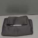 NICETOWN Door Curtain Panel, Grey French Door Curtains Blackout Thermal Insulated Curtain Sidelight Privacy for Window/Living Room/Doorways/Classroom (25W by 72L inches, 1 Panel)