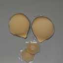 Niidor Adhesive Bra Strapless Ultra Sticky Invisible Push up Silicone Bra Multiple Colors Sizes Reusable for Backless Dress 