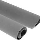 Taogift Self Adhesive Grey Velvet Shelf Liner Paper for Drawer Dresser Cabinets Jewlery Displays Backsplash Arts Crafts Decor (Grey, 17.7x98 Inches) (Gray)