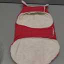 iBuddy Dog Winter Coat for X-Large Dogs, Easy on Dog Snow Fleece Coat Velcro Waterproof Pet Puffer Jacket with Harness Hole Adjustable Reflective Quilted Pet Cold Weather Vest