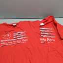 This is The Turning Point American Freedom USA Flag T-Shirt red medium XL