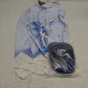 Zombie Bride Costume for Girls Halloween Dress up Outfits With Wigs and Hair Accessories (120(5-6T), White)