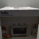bella Air Fry Toaster Oven, 7 Preset Cooking Options, Dishwasher-Safe EverGood Coated Trays Included, 60-Minute Auto Shutoff w Audible Timer, Power Indicator Light, 1700 Watt, Oatmilk, 25qt