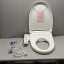 TOTO SW3074#01 WASHLET C2 Electronic Bidet Toilet Seat with PREMIST and EWATER+ Wand Cleaning, Elongated, Cotton White