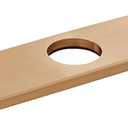 hansgrohe 3-inch Base Plate Modern Easy Install in Brushed Bronze, 14019141