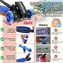 Kick Scooters for Kids 5-7 8-12,Lean to Steer,Three Wheeled Light Up,28"-32" Adjustable Handlebar,Widen Anti-Slip Deck,Floor Push Scooter for Boys Girls Ages 6-12 3-4 Old,Foldable for Travel