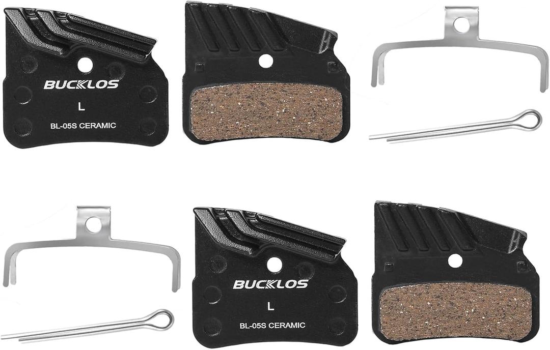 BUCKLOS 2 Pairs Disc Brake Pads for Ceramic Shimano L03A L04C L05A K04S K04Ti K05S K05Ti M8110 M7110 R9170-F R8070-F R7070-F R4770-F RS805-F RS505-F RS405-F RS305-F U5000-F RX810-F RX400-F