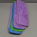 Reusable Mop Pads for Swiffer PowerMop, 8 Pack Microfiber Mop Pad Refill with Scrubber Strips for 13''-15'' SprayMop, Washable Mop Pads Use for Most Floor Types, Designed for Pets - Multicolor