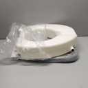 HOMLAND Raised Toilet Seat with Handles, Handicap Toilet Seat Risers for Seniors, Elevated Toilet Seat Fits Most Toilet, Gray