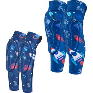 Kids Knee Pads and Elbow Pads Set Toddler Soft Protective Gear (Small (2-4 Years old))
