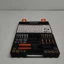 HORUSDY 48-Piece Thread Chaser Set, UNF UNC and Metric Thread Chaser Kit,Rethreading Kit, Thread Repair Kit