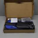 Mask Fin Snorkel Set, Travel Size Snorkeling Gear for Adults with Panoramic View Anti-Fog Mask, Fins, Dry Top Snorkel for Swimming Training, Snorkeling Kit Diving Packages (Blue, L/XL)