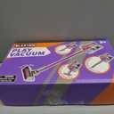 4-in-1 Kids Toy Vacuum That Works with Suction, Electric Toy Toddler Vacuum Cleaner for Children Ages 3-6+ Girls & Boys, Toddlers Toys Cleaning Set for Pretend Play (Rose Red)