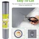 StaHom Shelf Liners for Kitchen Cabinets Refrigerator Liners Waterproof & OilProof Kitchen Cupboard Liner NonSlip Drawer Mats Non Adhesive Fridge Liner for Shelves  Black 11.8 x 59 Inch