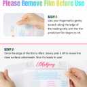 Mahjong Line Finder, 4 Pack Bright Mahjong Rules Helper Reader Tile Mixer Shufflers Beginner-Friendly Accessories (White)