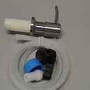 Soap Dispenser for Kitchen Sink, Built in Sink Soap Dispenser (Brushed Nickel), Countertop Dish Soap Dispenser Stainless Steel Pump with 47" Extension Tube kit, No Need to Frequent Refills