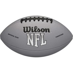 WILSON NFL Recreational Footballs (Official, Gray)