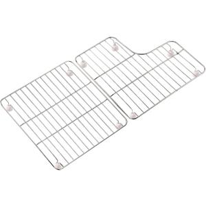 K-6639-ST Sink Protector for Kohler Whitehaven Bottom Basin Rack with 6488 Farmhouse Sink Protectors Compatible-Stainless steel
