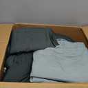 Monbix Queen Comforter Set - 7 Pieces Cationic Dyeing Deep Forest Bed in a Bag Queen Bedding Sets with Comforter, Sheets, Pillowcases & Shams, Reversible Bedding Comforters Sets