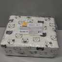 Intelligent Design Cozy Soft 100% Cotton Flannel Print Animals Stars Cute Warm, Ultra Soft Cold Weather Sheet Set Bedding, Full, Grey/Pink Cats 4 Piece