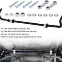 24mm Rear Sway Bar End Link Kit Compatible with 92-00 Honda Civic 94-01 Acura Integra DC2