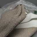 OIAHOMY 108L Large Cotton Rope Basket, Rectangle Woven Baskets for Storage, Nursery Blanket Storage Living Room, Toy Basket With Handle-25x16x16-Gradient Yellow