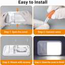 RV Lights Interior, 12 Volt Led Lights 500LM, Camper Lights 3.6W, RV Led Lights Interior Fixtures 12V, RV Ceiling Dome Light with Switch for RV/Camper/Trailer/Boat/Car (Natural White, 8Pack).