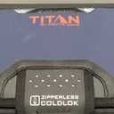 Titan by Arctic Zone Deep Freeze Cooler - Zipperless Hardbody Cooler - Deep Freeze Insulation, HardBody Liner, and SmartShelf (Navy Blue)