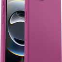 OTOFLY Designed for iPhone 16e Case,[12FT Military-Grade Protection] Silicone Shockproof Slim Cover Women Men 16e Phone Case 6.1 inch, Violet Red