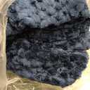 BEDELITE Fluffy Queen Comforter Set - Navy Blue Fleece Soft Comforter for Queen Size Bed, Luxury Warm Bedding Set for Winter, Fuzzy Bed Set 3 Pieces (1 Comforter, 2 Pillowcases) (Queen (88"x88")