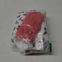 Shinymoon 6 Pieces Halloween Dalmatian Shawl Set Women Faux Stole Accessories Black and White Scarf Dalmatian 1920s Red Gloves Necklace Earring Plastic Holder for Costume Cosplay Party