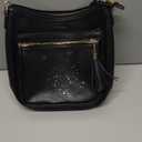 Medium Crossbody Bags for Women Trendy, Women's Butterfly Shoulder Handbags with Tassel (007-black)