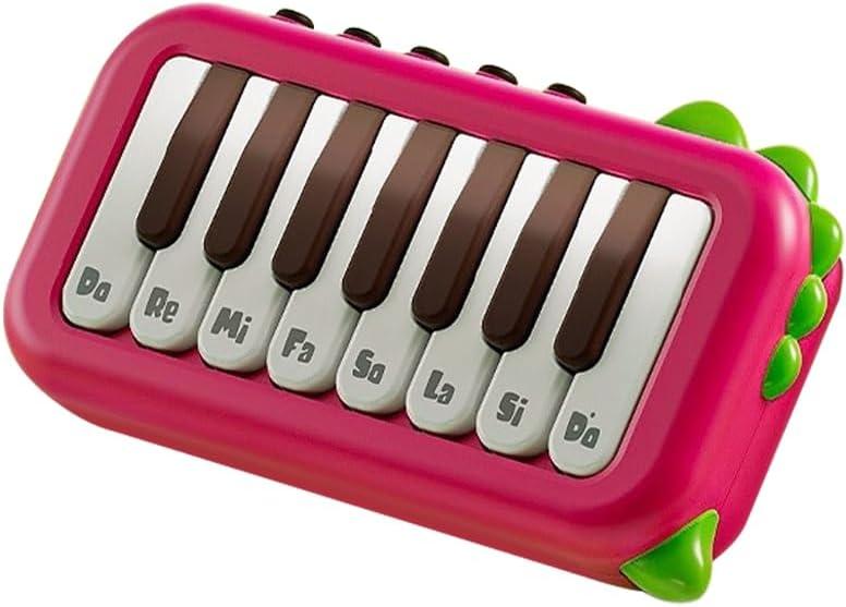 15 Key Pocket Piano Mini Electronic Piano One Click Switching Between 3 Different Tones Illuminated Keys Interesting Portable Music Instrument for Trip Home Camping Outdoors