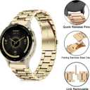 ViCRiOR Watch Bands Compatible with 18mm Garmin Venu 3S/Venu 4 41mm/ Vivoactive 4S /Venu 2s / Vivomove 3S, Solid Stainless Steel Watchband+ Mesh Strap Bracelet for Garmin Forerunner 255s/265S