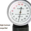 LotFancy Manual Blood Pressure Cuff Adult, Professional BP Cuff 10"-16", Standard Adult Size Sphygmomanometer with Carrying Case and Zero Calibration for Home Medical, Nursing Student, Doctor, Nurse