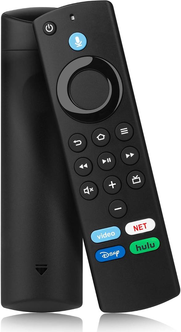 Replacement Voice Remote Control Compatible with Fire Smart TV Stick(2nd Gen/3rd Gen), Smart TV Stick(Lite/4K/4K Max/Cube/HD), Smart TVs 3rd Gen N0t for Samsung/ROKU-TVs Black