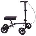 Carex Economy Rolling Knee Walker with Comfortable Padding - Steerable Knee Scooter for Foot Injuries with Hand Brake - Crutch Alternativ