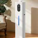 Humidifiers for Bedroom 500 sq ft, 2.1Gal/8L Warm & Cool Mist Humidifier Large Room with Essential Oil Diffuser, Large Room Humidifiers for Home Baby Nursery Office Plants, White