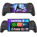 Anti-Drift & Fast-ConnectWireless Gaming Controller for iPhone/Android, Hall Joystick&Trigger Bluetooth Phone Controller, Handheld Game Console Quality - For Cloud Gaming,Genshin Impact,Roblox,Call of Duty (Black)