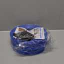 KETIEE Flex Tracks 16Ft for Kids: Flexible Race Car Ramp Track with 4 Small Racecars and 8 Suction Cups Compatible with Diecast 1/64th Cars, Rolls Up Portable Racetrack for Ages 3 & Up (Blue)