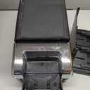 Armrest Box Double Layer Front Center Console Black Leather with Charging 7 USB Ports for Universal Car